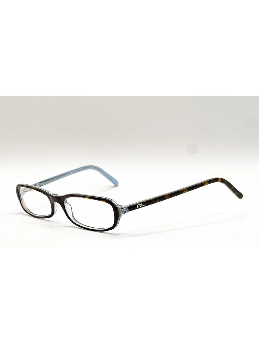 Ralph Lauren RL 6017 5211 Havana-azure Transparent Eyeglass Frames 49-16